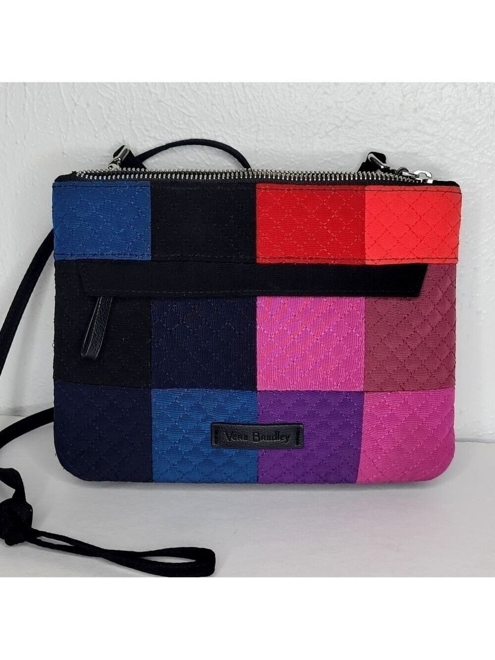 VERA BRADLEY lonic Bag Winter Patchwork Pattern Ccrossbody Bag